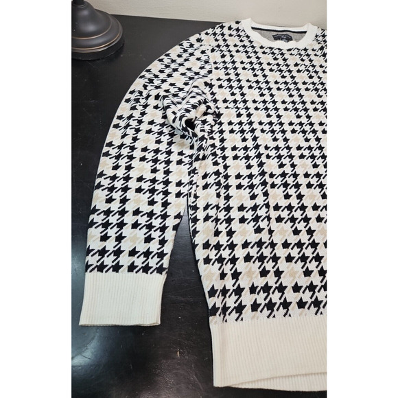 Shaquille O'Neal XLG Big & Tall XXL Crew Pullover 2XL Sweater Houndstooth *EUC* - Picture 6 of 16